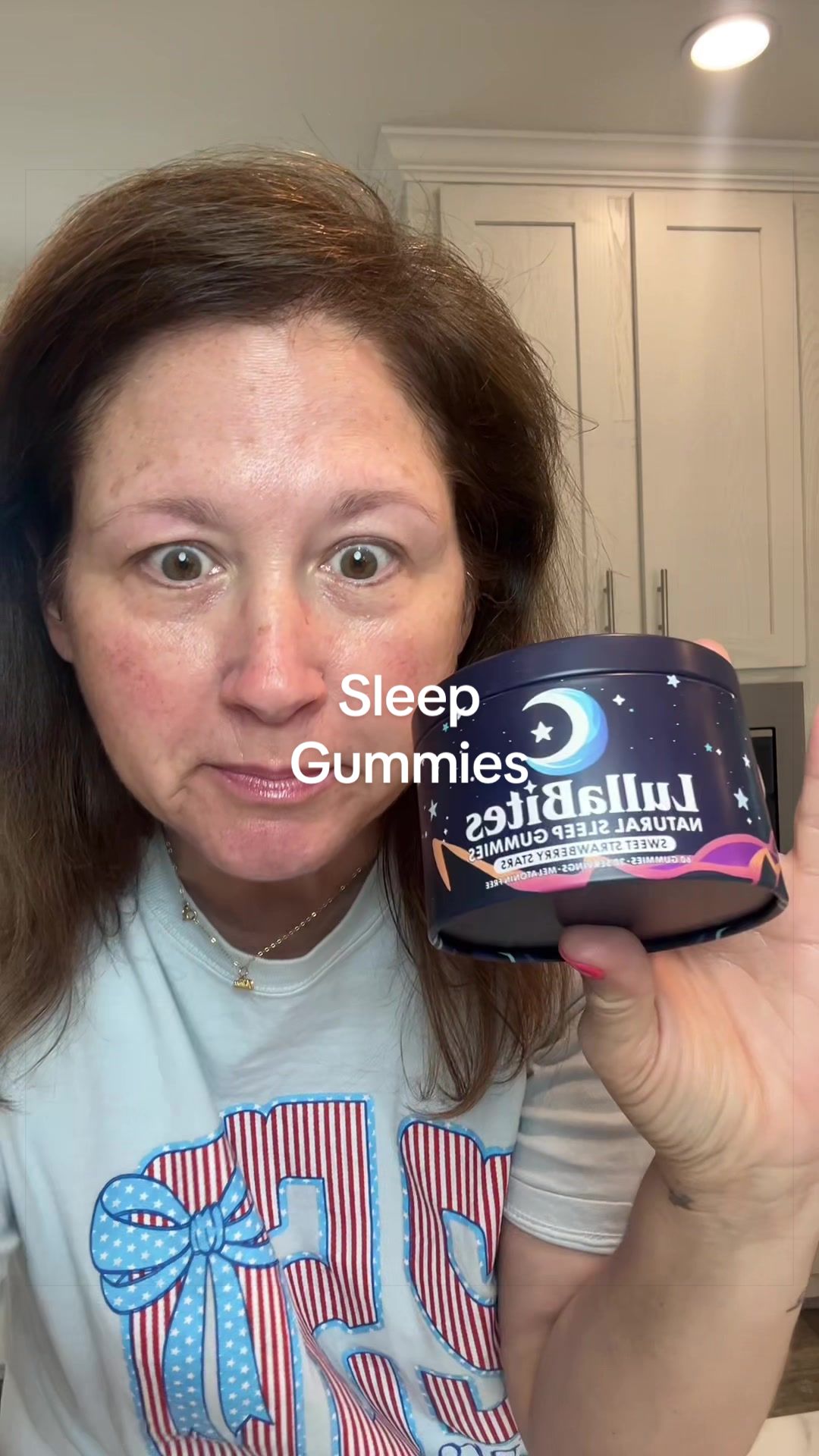 TikTok post by @kellikimb31 for LullaBites. Caption reads: [...] #SummerSale #restfulsleep #lullabites.