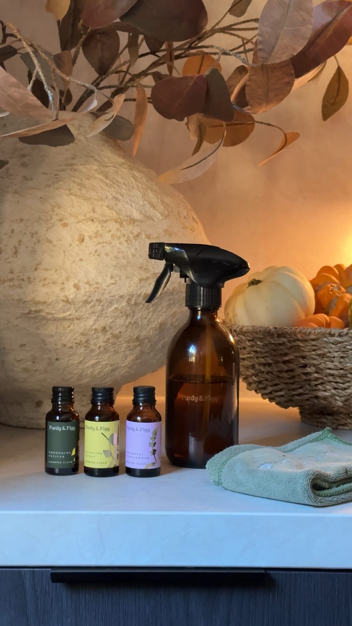 Instagram post by @mishkashoe for Purdy & Figg. Caption reads: ad I was so ready for my full autumn reset and....