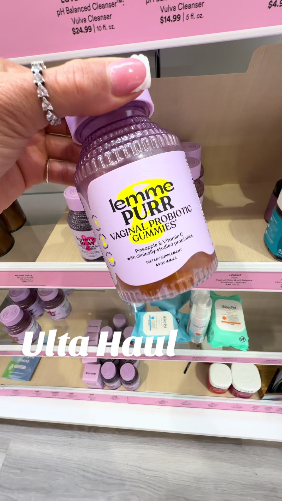 TikTok post by @iammadidenise for Lemme. Caption reads: I planned on just restocking my @lemme gummies but....