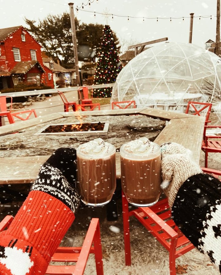 Instagram post by @julesdenby for Country Living. Caption reads: A Very Mystic Christmas🎁🔥🍫⛄️It’s easy to get....