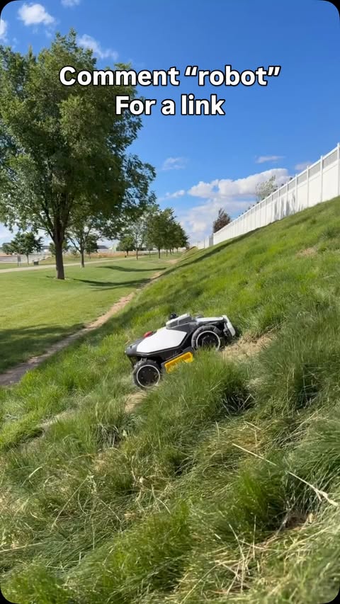 Instagram post by @daveystruggle for Mammotion Tech. Caption reads: Future of mowing lawns @mammotiontech #mammotion....