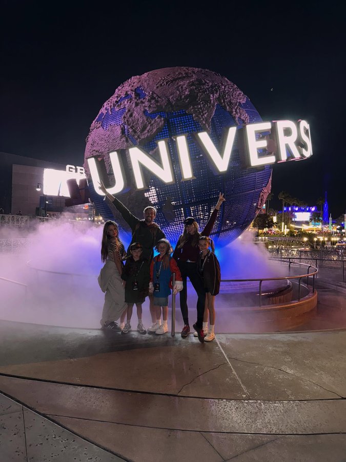 Instagram post by @crouchy for British Airways. Caption reads: Thankyou @universalorlando @britishairwaysholidays....