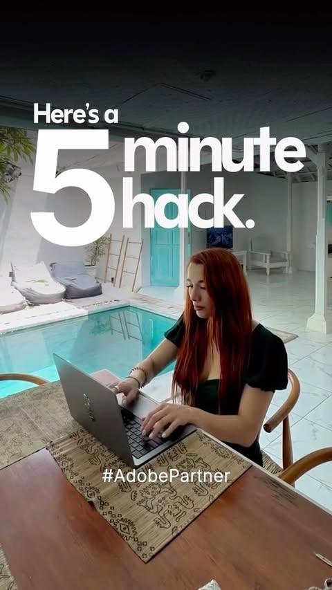 Instagram post by @tech.unicorn for Adobe. Caption reads: [...] I’ll send you the prompt to try....