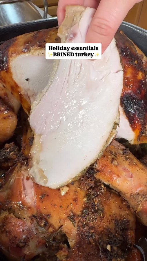 Instagram post by @malinda.rocha for Traeger Grills. Caption reads: THE BEST DAMN TURKEY. 🤌🏼

This was a 14 lb....