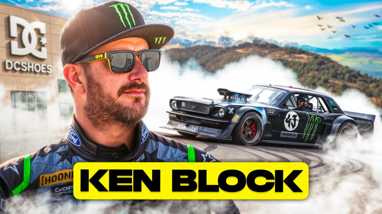 YouTube post by @danslaboiteagants for Deezer. Caption reads: Ken BLOCK: The millionaire pilot who changed....