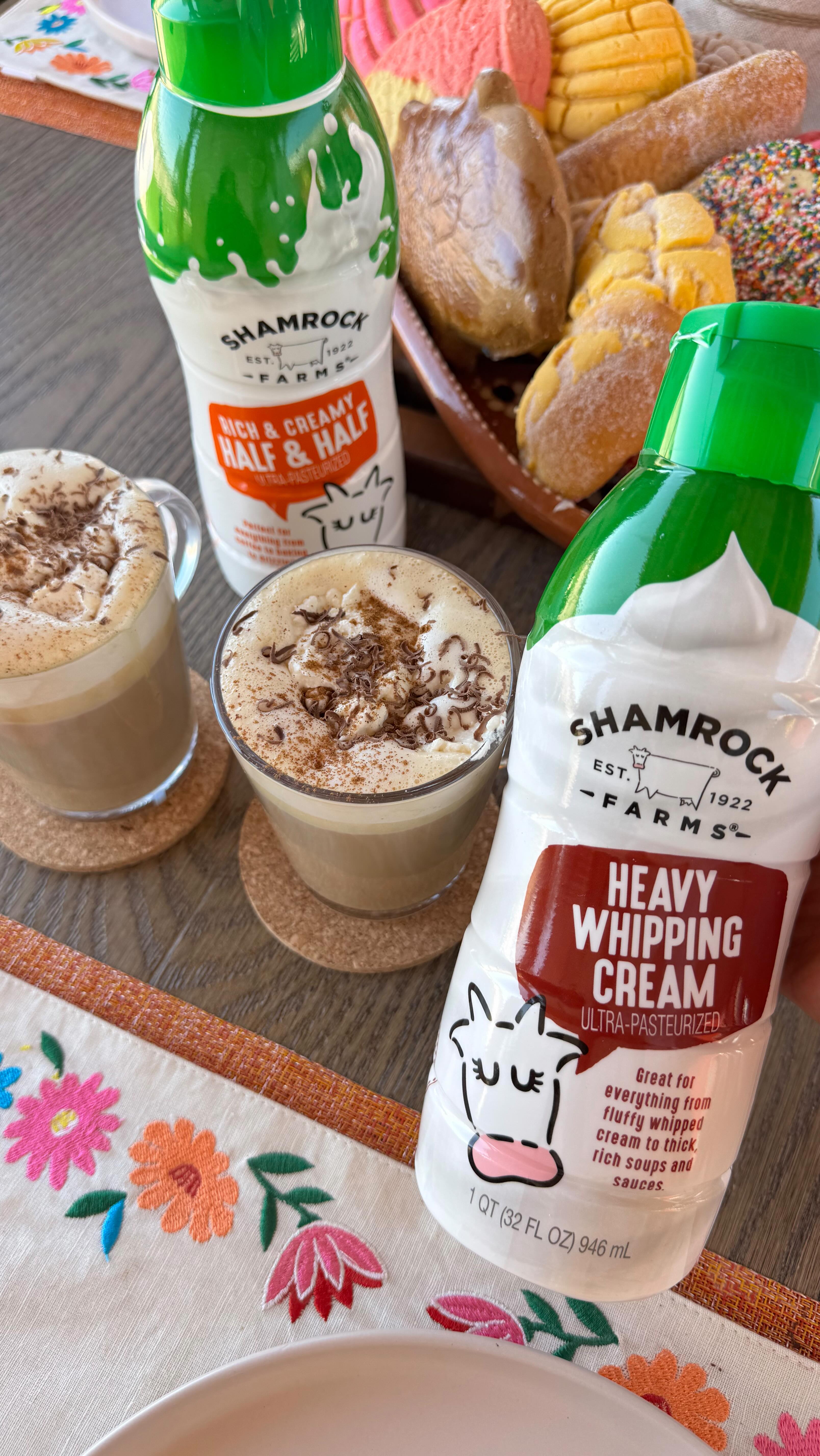 Instagram post by @salty_cocina for Shamrock Farms. Caption reads: Make Mother’s Day special with @shamrockfarmsmilk....