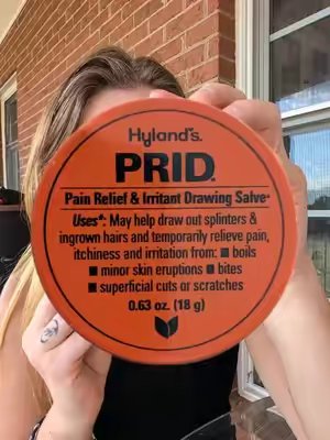 TikTok post by @bshaylam for Hyland's Naturals. Caption reads: [...] in our medicine cabinet. #hylands....