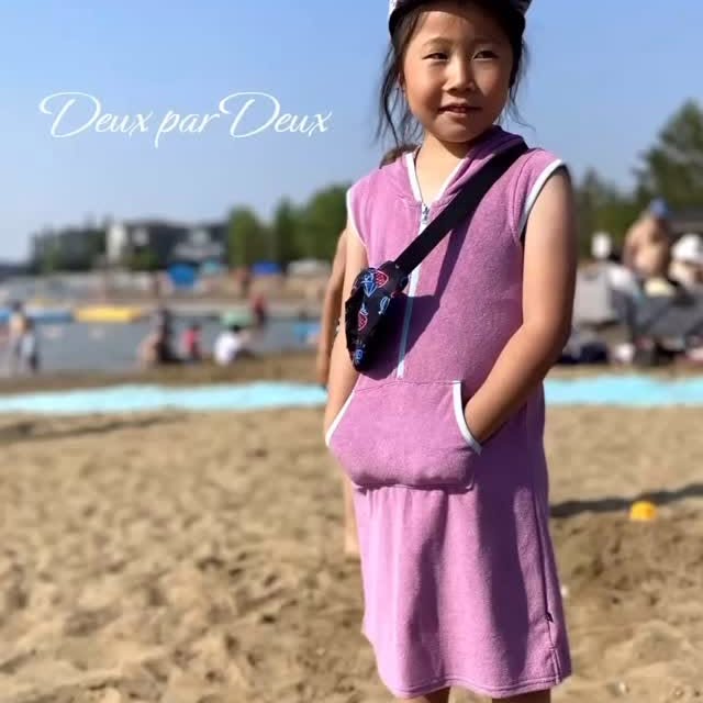Instagram post by @foodie_at_yyc for Deuxpardeux. Caption reads: Sun, sand, and Cyan — the ultimate beach day trio!....