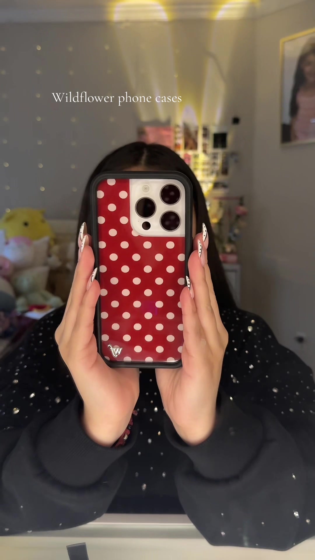 TikTok post by @dr3aaz24 for Wildflower Cases. Caption reads: @Wildflower Cases the last one though 🤍....