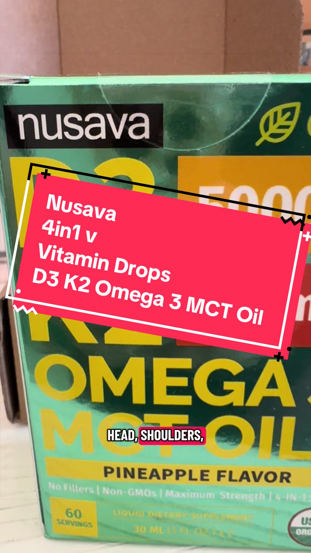 TikTok post by @kapuamaeole77 for Nusava. Caption reads: @NusavaOfficial #liquidsupplementsdrops another....