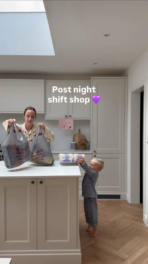 Instagram post by @poppysparks_ for Ocado. Caption reads: ad @ocadouk saving me post night shift with our....