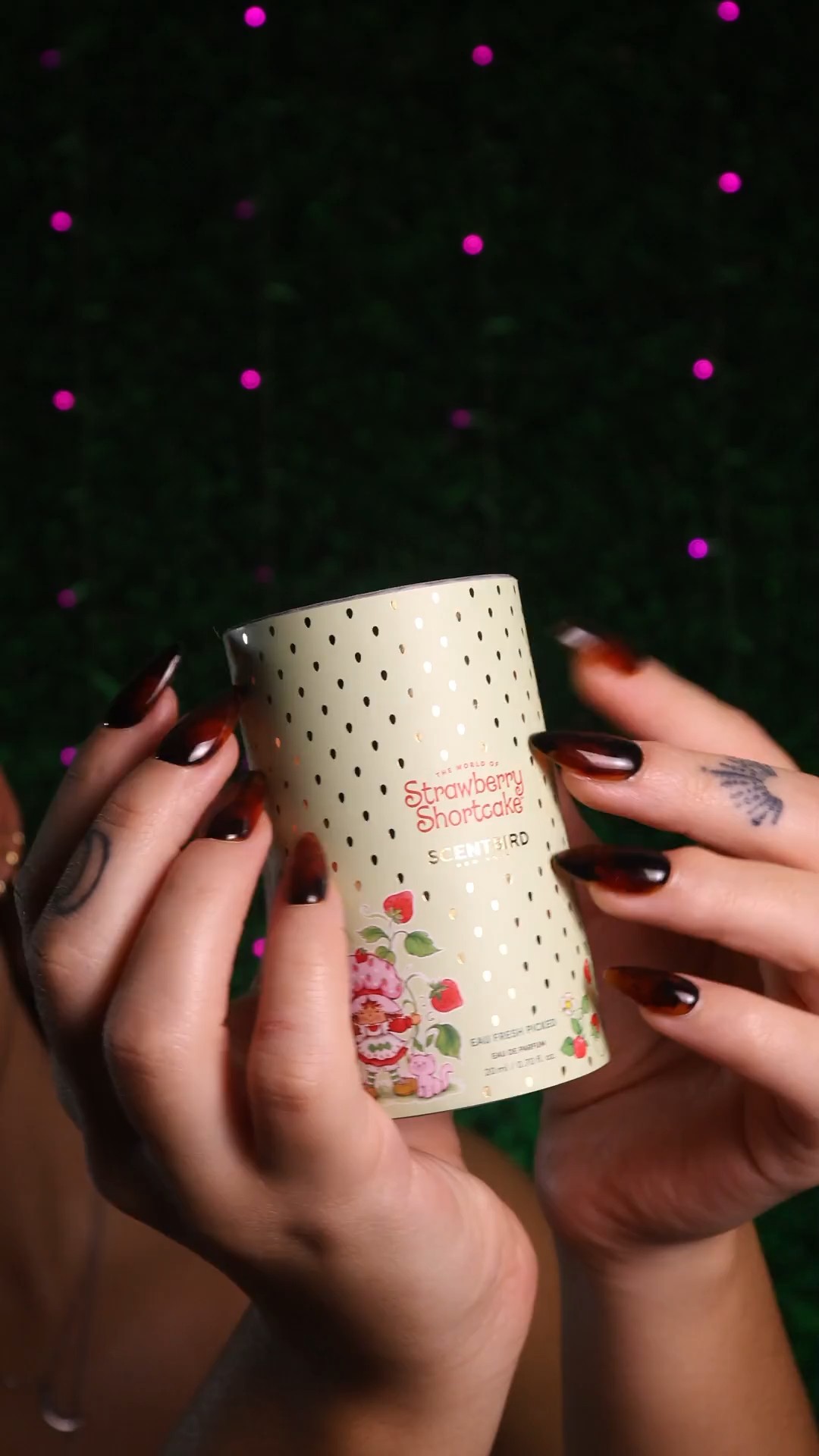 Instagram post by @ali.asmr.sleep for Scentbird. Caption reads: Close your eyes, listen to the spritz, and smell....