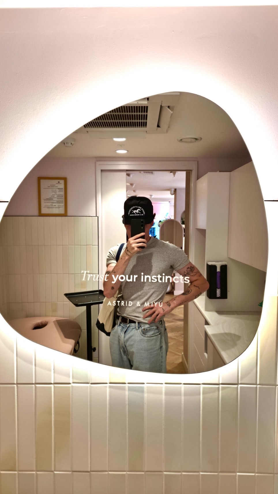 Instagram post by @maxselwood for Astrid & Miyu. Caption reads: new piercing who disss 👀❤️ thank you....