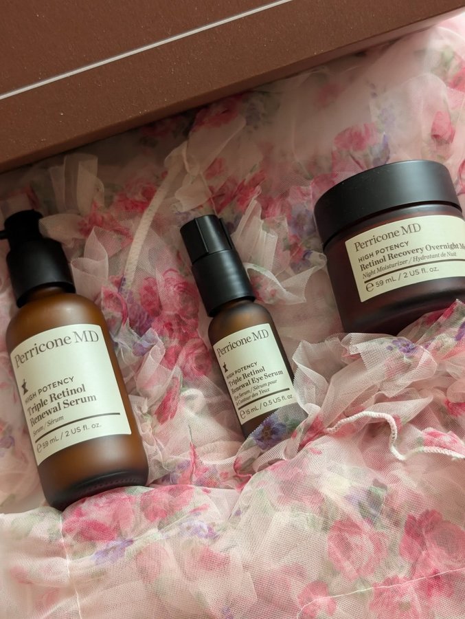 Instagram post by @kimreed930 for Perricone MD. Caption reads: I received this incredible package @perriconemd  a....