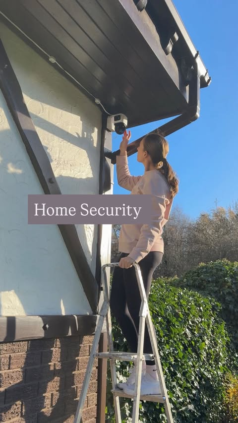 Instagram post by @housetohomeatlast for Eufy. Caption reads: [...] the deliveries piling up…. At least my eufy....