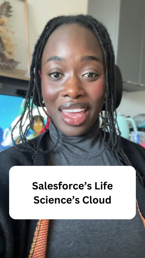 Instagram post by @shirlywhirlmd for Salesforce. Caption reads: #SalesforcePartner: Many healthcare workers [...].