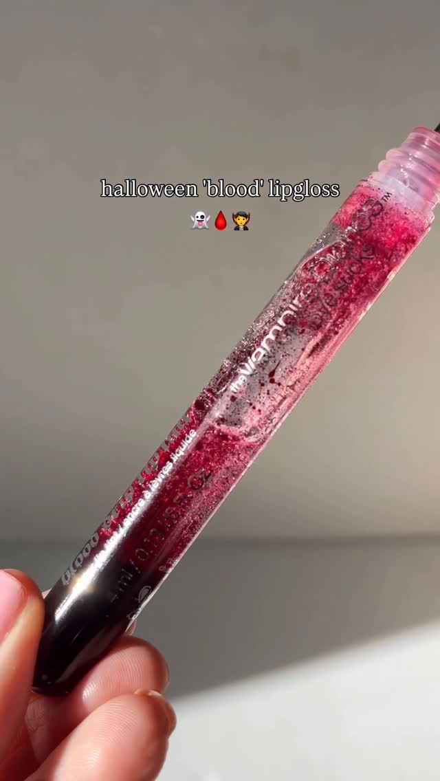 Instagram post by @skin.illustrated for LottieLondon. Caption reads: This is such a fun product for Halloween 🤭🩸....