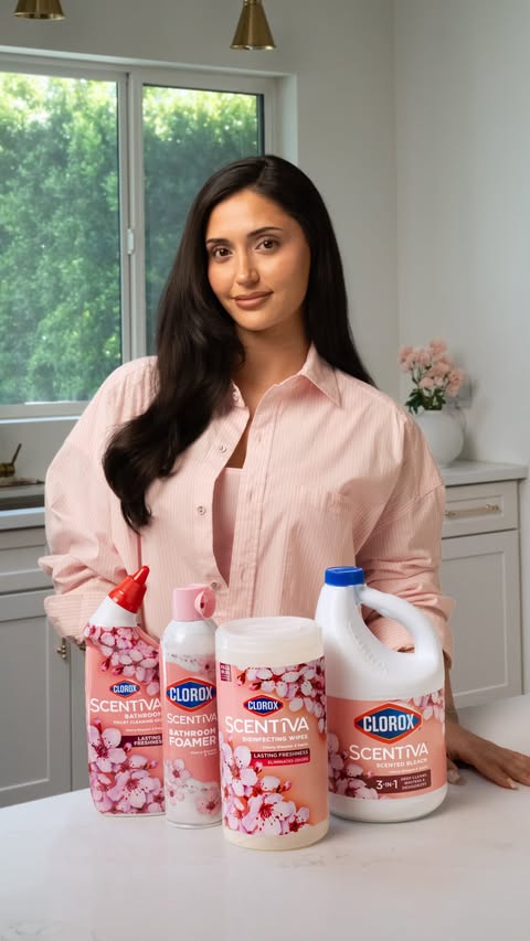 Instagram post by @leahkateb for Clorox. Caption reads: #CloroxPartner Spare me the judgement…last night....