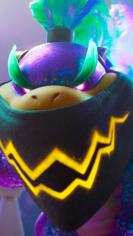 Instagram post by @illuminationent for Universal Pictures. Caption reads: Bowser Jr. means business. The Super Mario Galaxy....