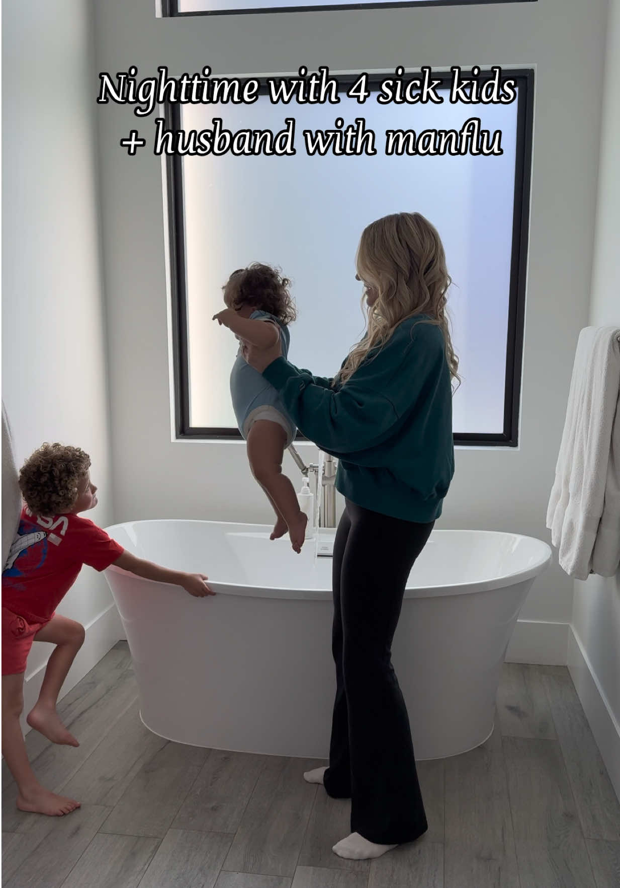 TikTok post by @fluellenfam for DoorDash. Caption reads: Nighttime routine with my bestie @DoorDash saving....