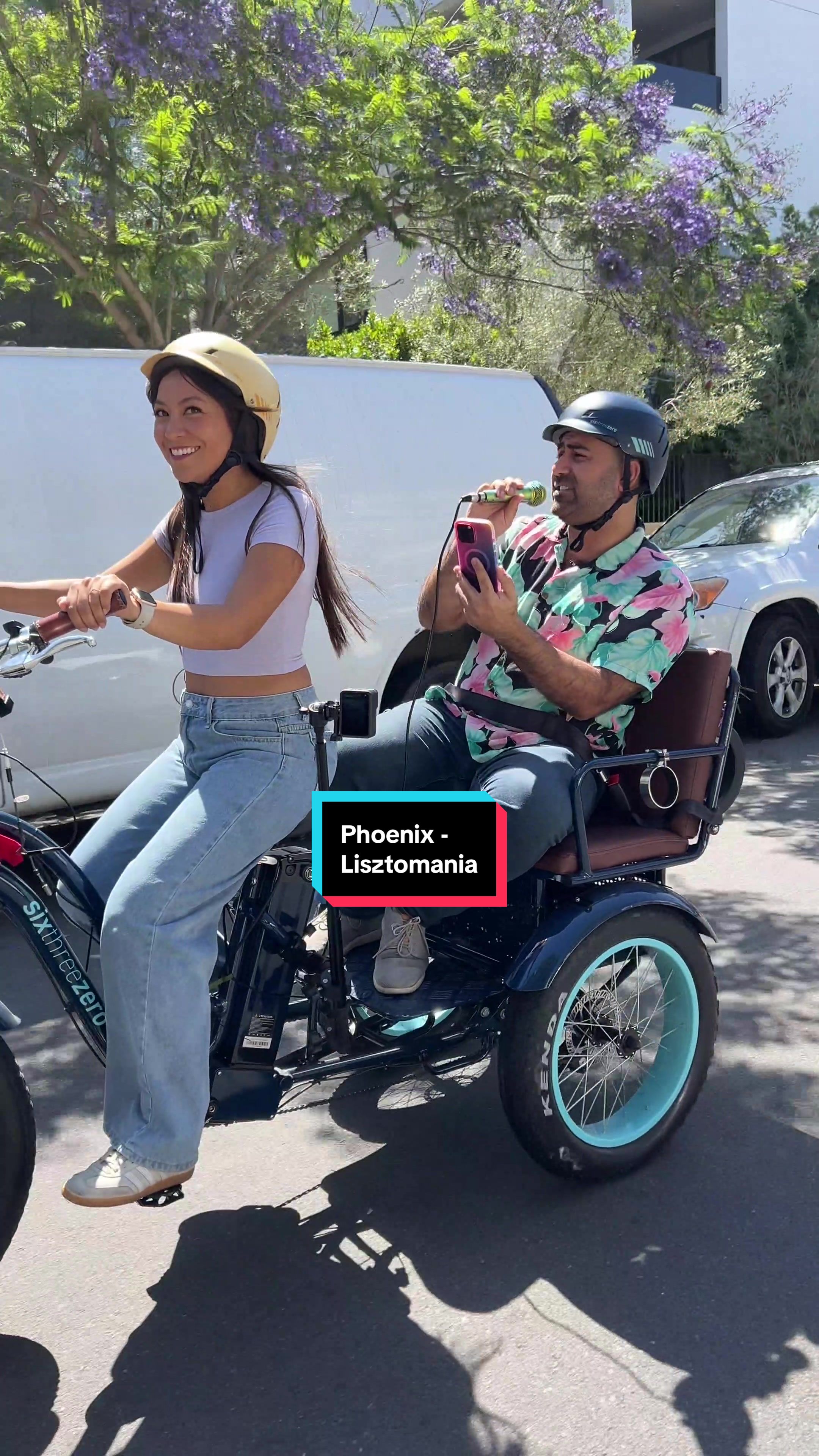 TikTok post by @sixthreezerobicycles for OtterBox. Caption reads: #ad | I said "yes" to letting a stranger hold my....