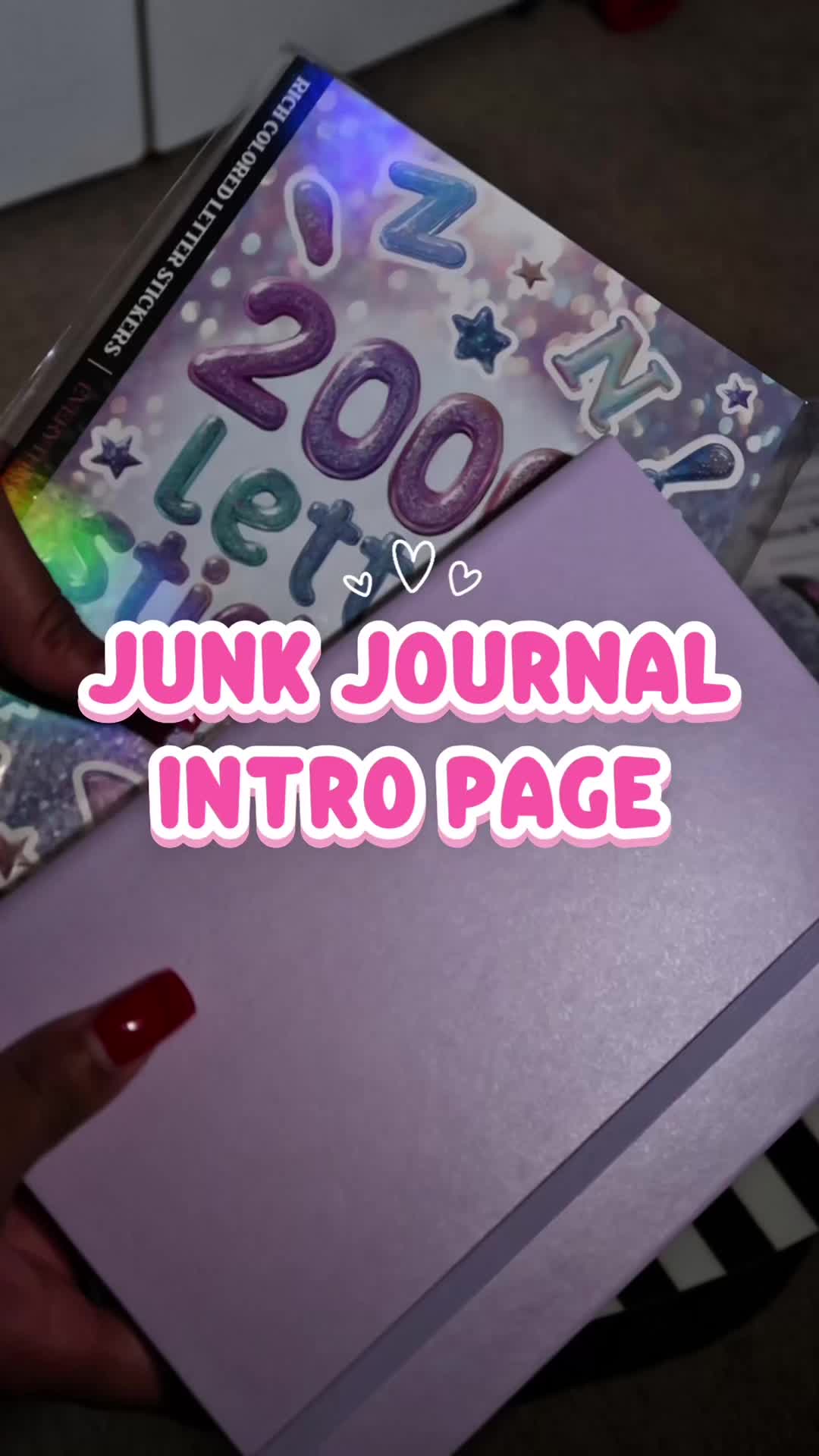 TikTok post by @delicia_janell for Kodak Photo Printer. Caption reads: Just finished my first page in my junk journal🥹I....