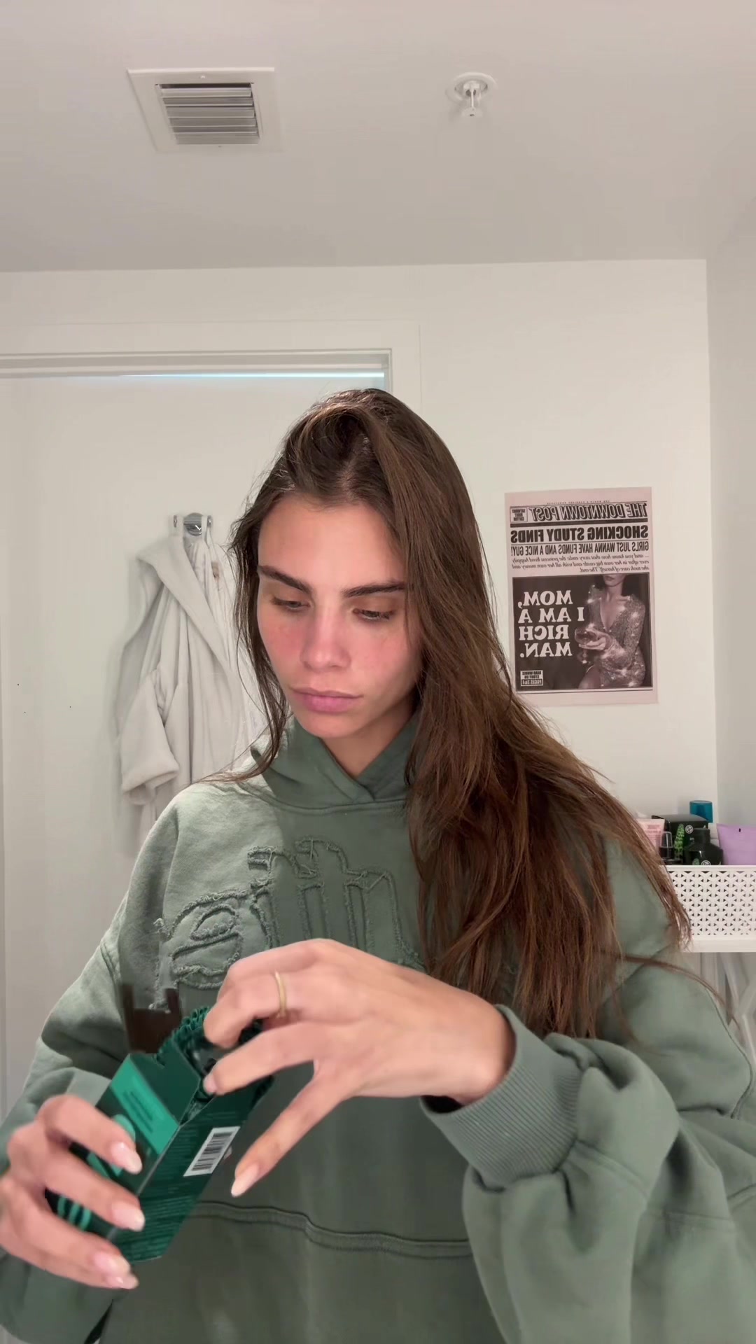 TikTok post by @sienna.sacco_ for SLIP SILK PILLOWCASE. Caption reads: @Slip Silk Pillowcase the best hair ties [...].