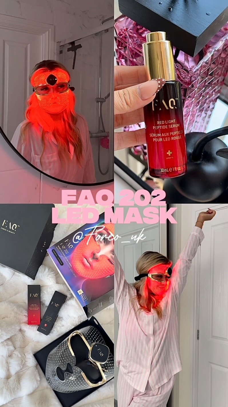 Instagram post by @itstamzin for FOREO. Caption reads: [...] it for myself and I get the hype!! The....