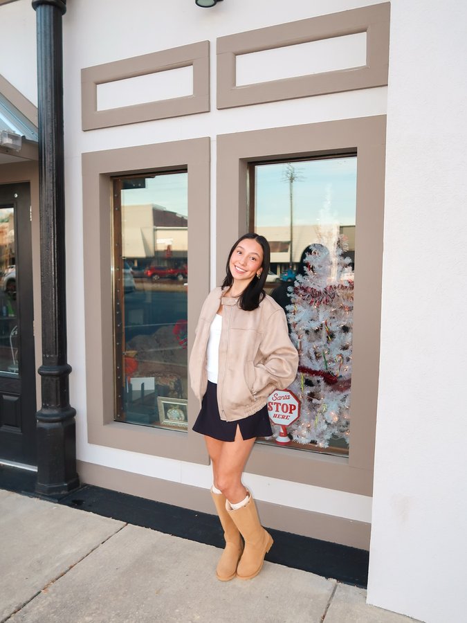 Instagram post by @marissatapiz for BEARPAW. Caption reads: [...] 🫶🏼We’re giving away a $500 BEARPAW....