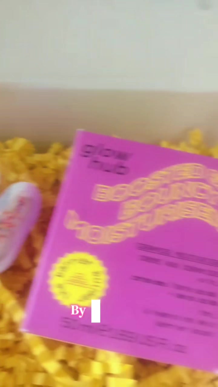 TikTok post by @lifewithitzr_ for glow hub. Caption reads: unbox a glow hub package with me, it's the barrier....