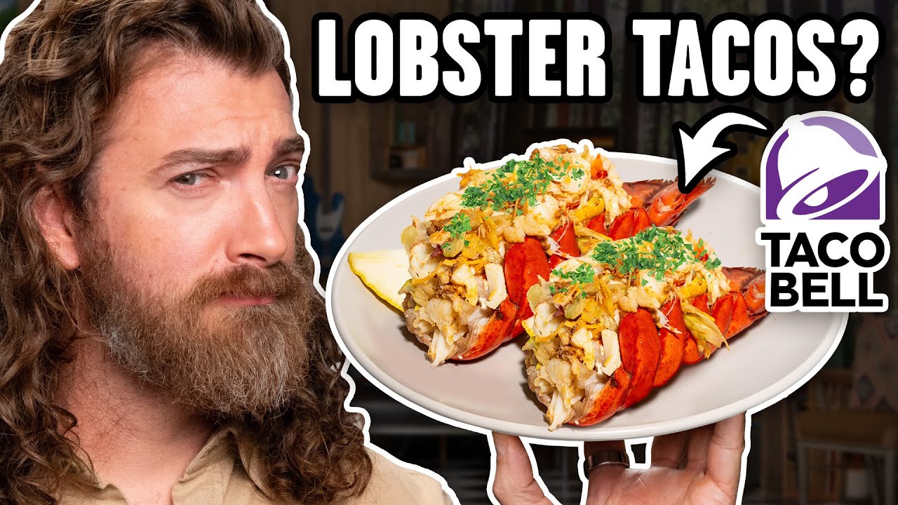 YouTube post by @GoodMythicalMorning for Mythical. Caption reads: Fancy Comfort Food Taste Test.