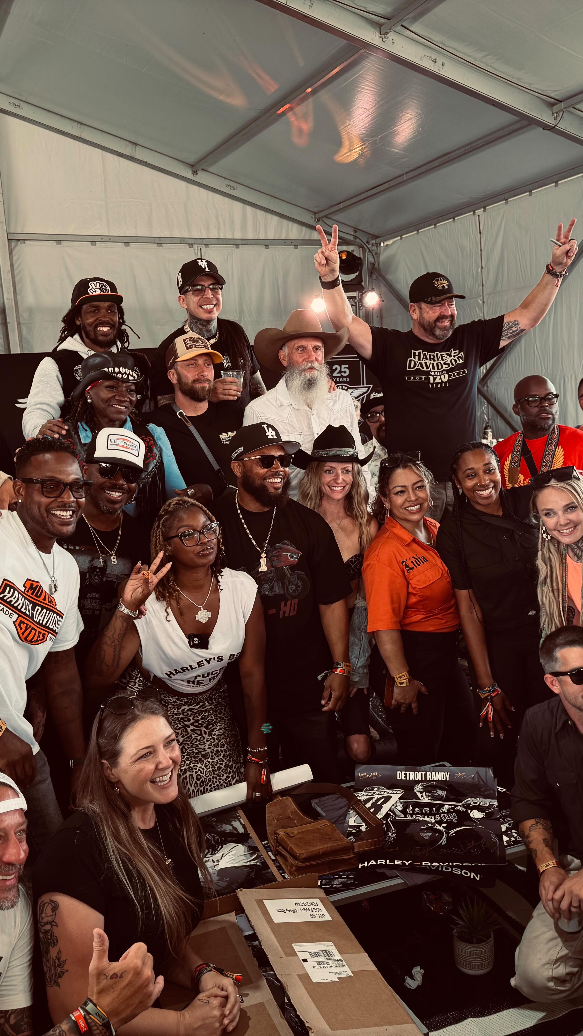 Instagram post by @1903_harleydrew for Harley-Davidson. Caption reads: A recap from Harley Davidson Homecoming 2025!!....