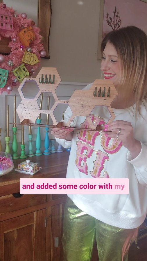 Instagram post by @laurenquigleycreations for Glowforge. Caption reads: [...] gifts and the Holiday Gift Guide from....