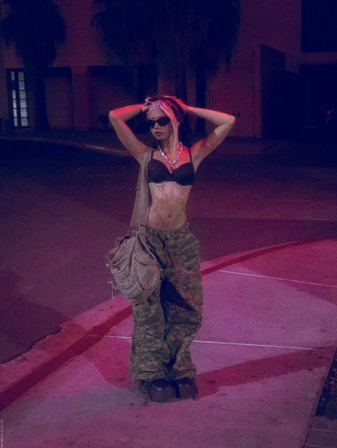 Instagram post by @alayaxharmon for Jaded LDN. Caption reads: Clothes from @jaded_man 
Camera 📸 @dpdavonn....