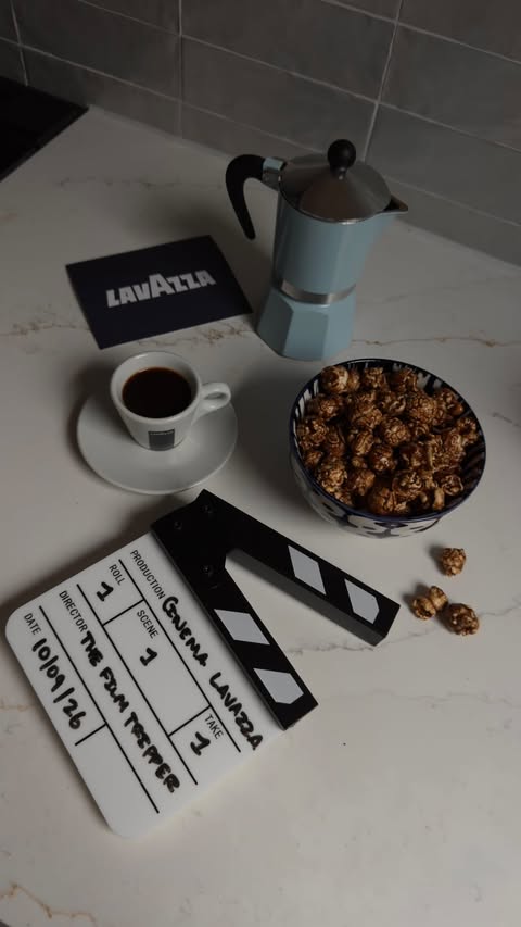 Instagram post by @thefilmtripper for Lavazza. Caption reads: [...] city all in one place! Check out Cinema....