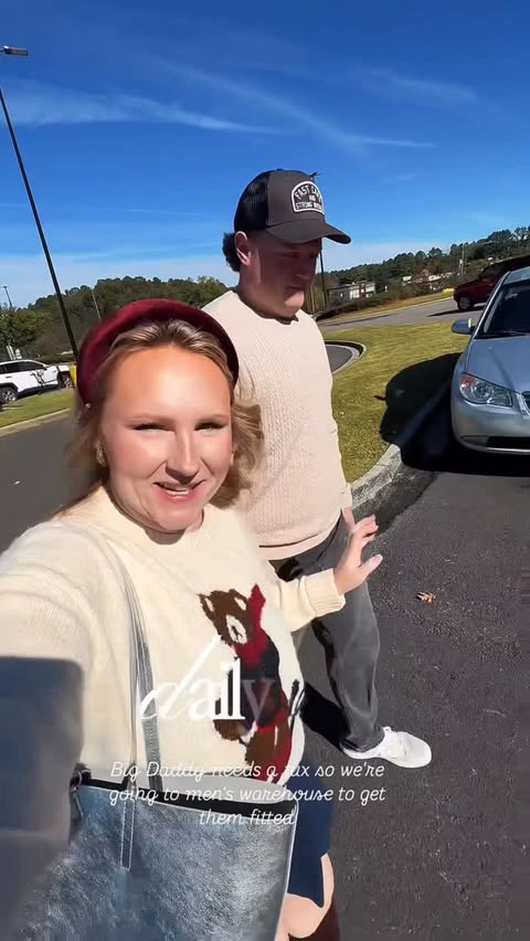 Instagram post by @rebecca_sue_watson for Men’s Wearhouse. Caption reads: .