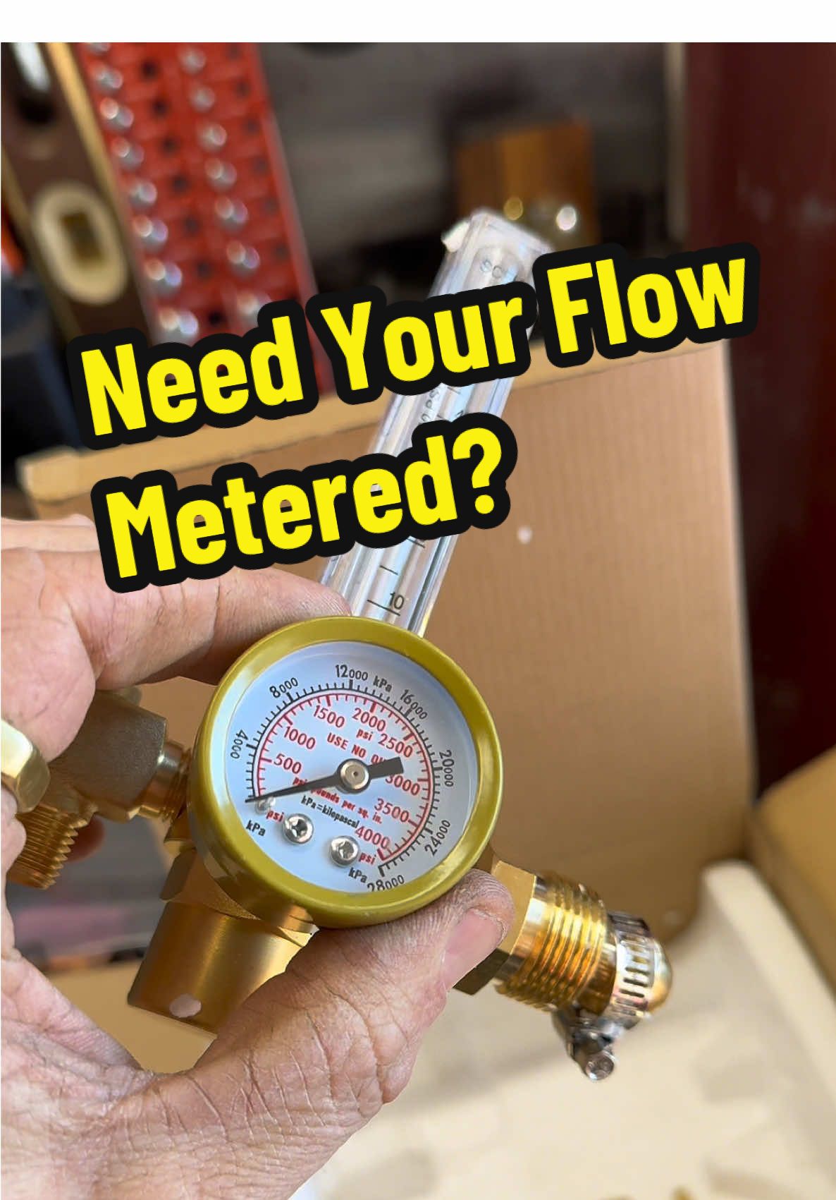 TikTok post by @kuntzfabrication for YesWelder. Caption reads: Finally ready to start TIG welding 🔥 This flow....