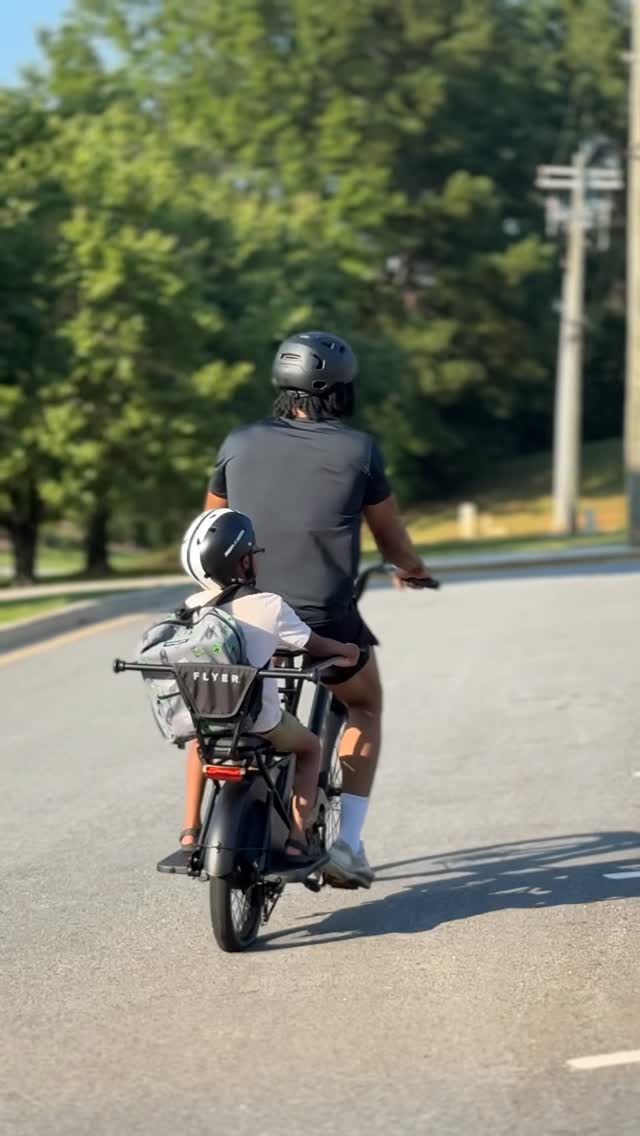 Instagram post by @kierrahchantel for Radio Flyer. Caption reads: [...] look forward to our rides every day....