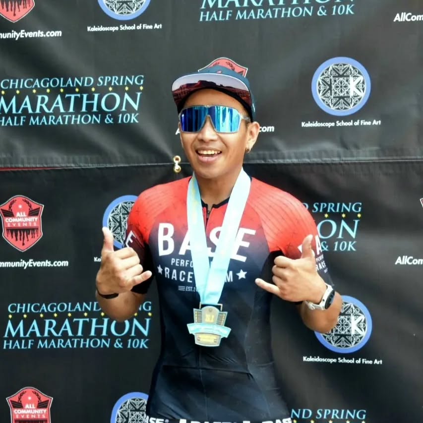 Instagram post by @jeldyap for Rudy Project North America. Caption reads: Finally Crossed the Finish Line! 💨
🙌🎉 It was an....