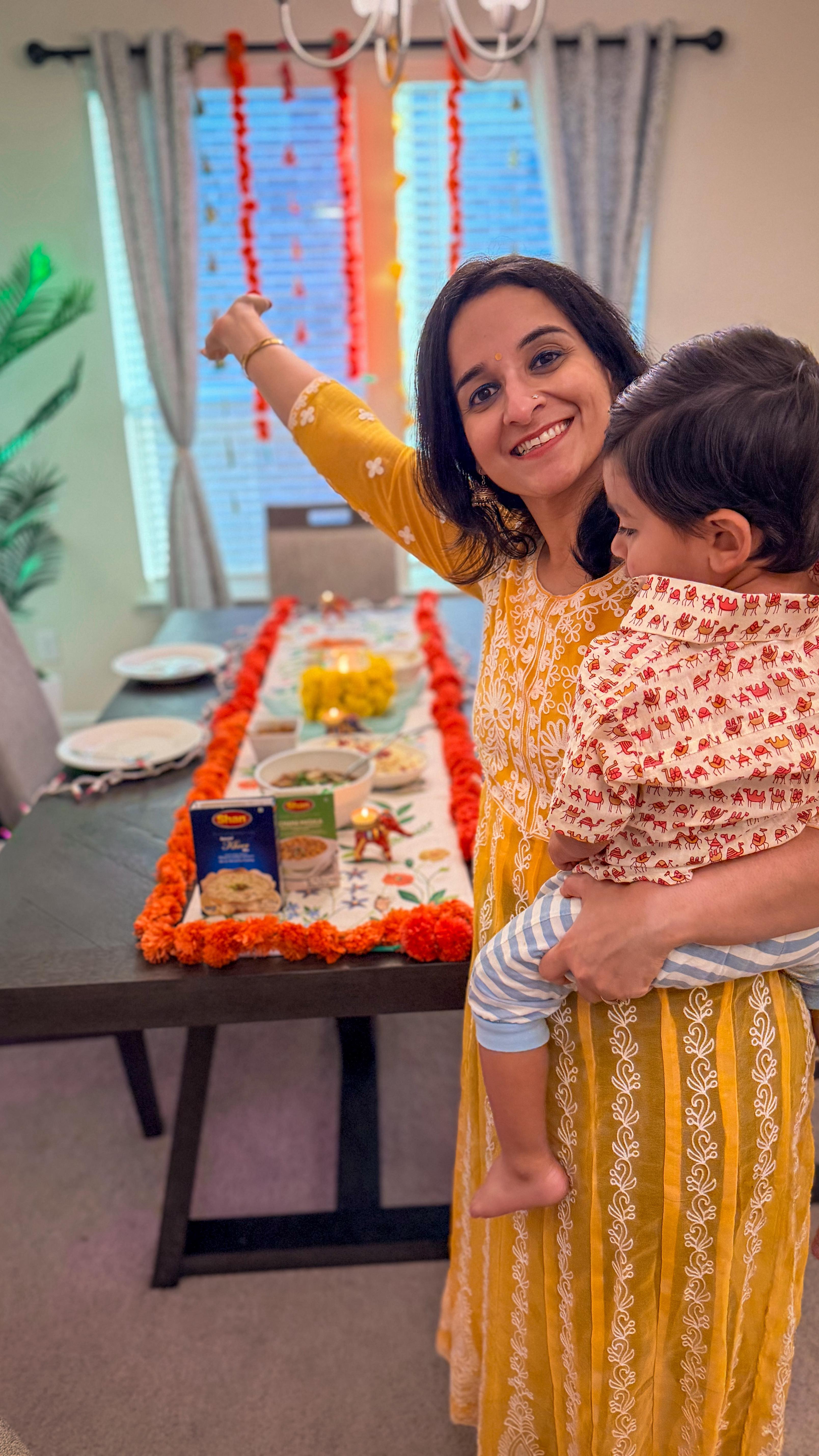 Instagram post by @cooking.is.happiness for Shan Foods. Caption reads: There’s so much happening and my favorite festival....