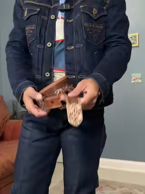 TikTok post by @codyblakemoseley for Molly’s Custom Silver. Caption reads: @Molly's Custom Silver #foryou #fyp #westernstyle....