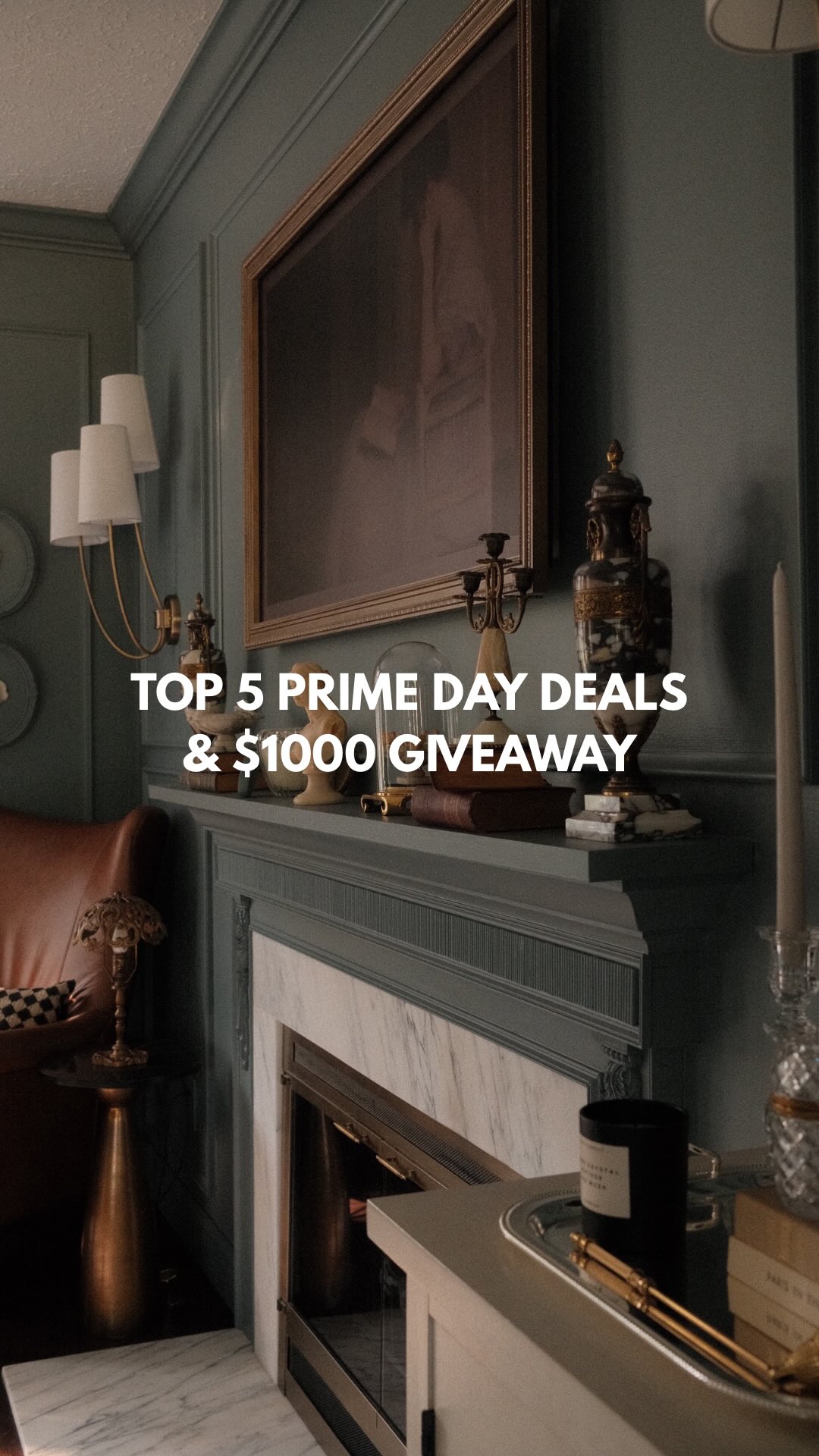 Instagram post by @peonyandhoney for Amazon Prime. Caption reads: 🚨 PRIME DAY GIVEAWAY 🚨#sponsored by....