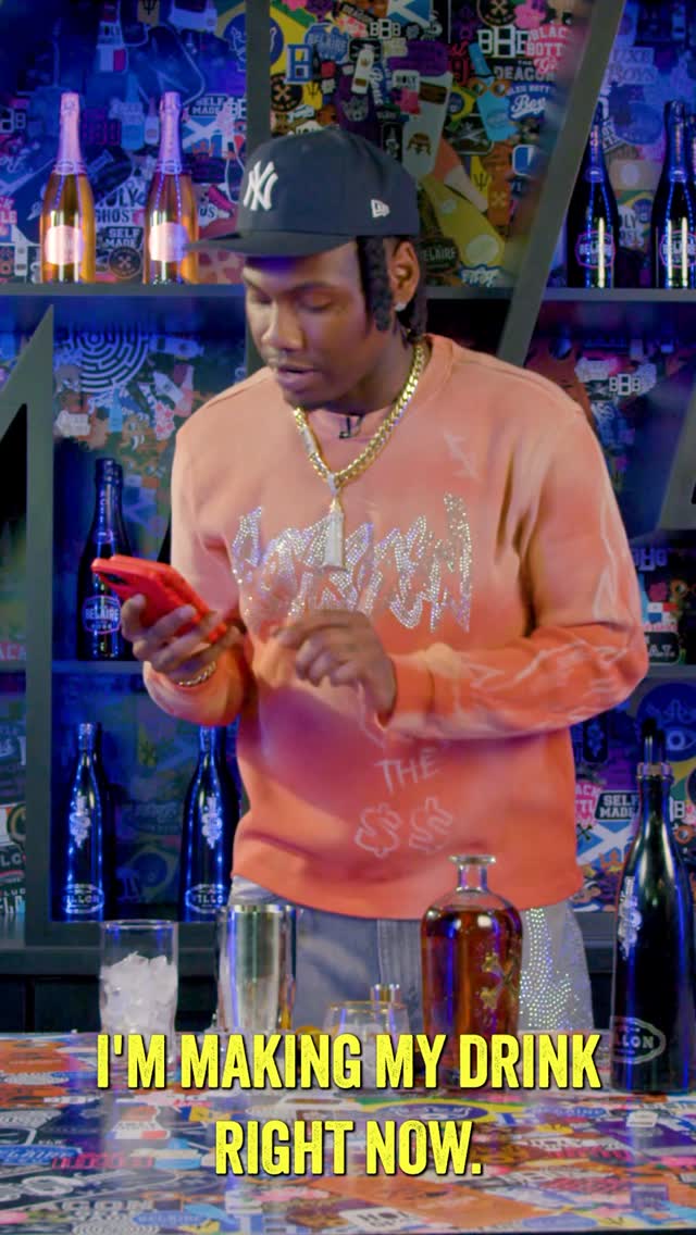 Instagram post by @a1kpgra for Luc Belaire. Caption reads: 🗣️I LIKE THE BAR.ARE.TENDER‼️ 🤣🤣 How yall think....