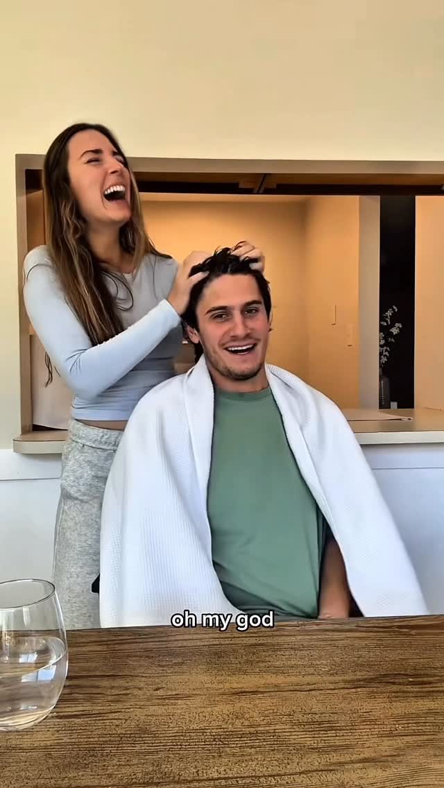 Instagram post by @phoebeanddan for OUAI. Caption reads: It’s actually apple cider vinegar and it smells....