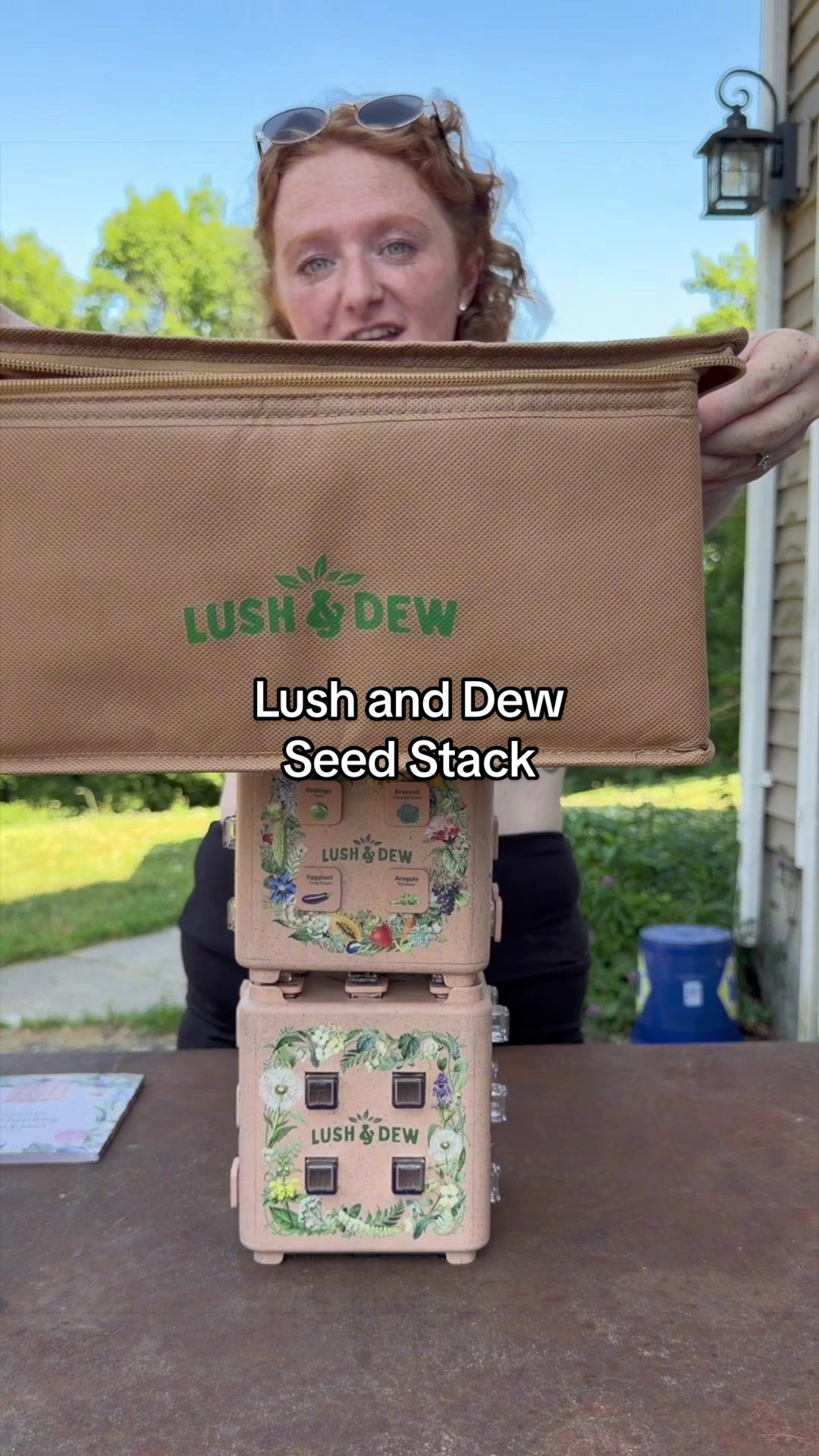 TikTok post by @nikkibeltrandi for LUSH&DEW. Caption reads: [...] they’ll actually use year after year....