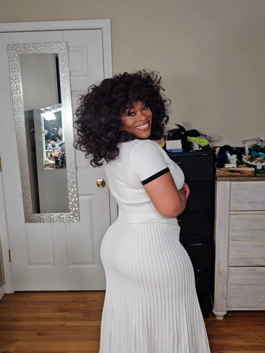 TikTok post by @brittbratstyles for JLUXLABEL. Caption reads: Modest Fashion 🥰🥰🥰 #corporateoutfit....