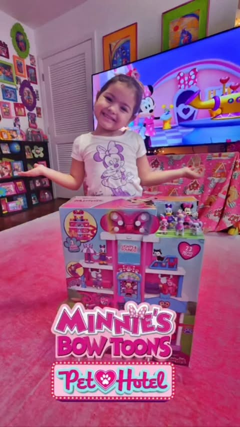 Instagram post by @therainbowfamilyfun for Just Play. Caption reads: ✨🐶 Check in to the cutest staycation ever at....