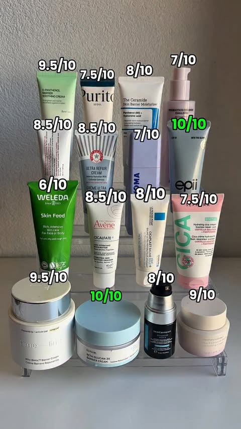 Instagram post by @glowforyourskins for COSRX. Caption reads: [...] strong enough for real barrier damage. •....