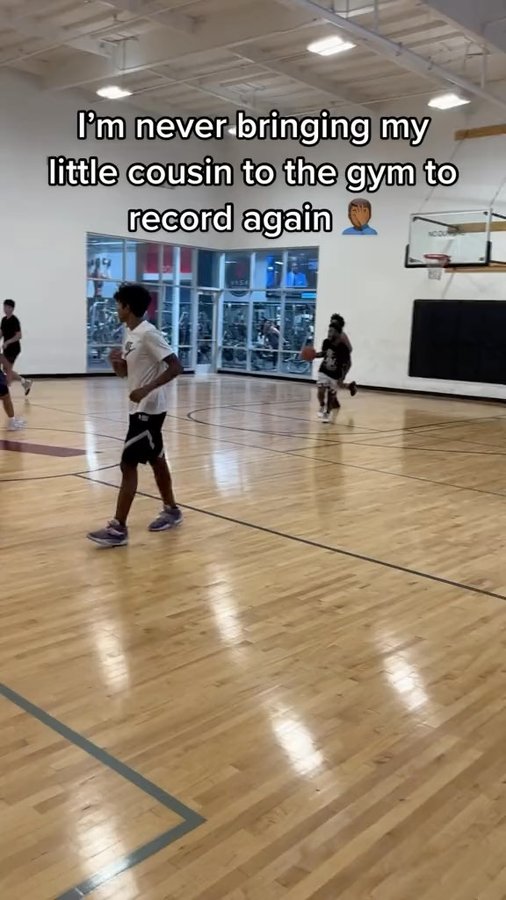 Instagram post by @itsosoprodigy for House of Highlights. Caption reads: That boy zesty🤦🏾‍♂️😭🤣 #reels #fyp #basketball....