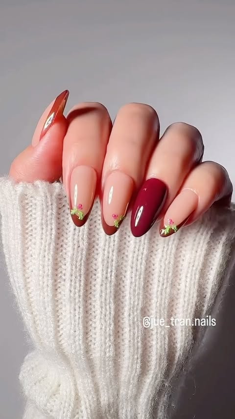 Instagram post by @jue_tran.nails for BTArtboxnails. Caption reads: [...] are simple and elegant.....